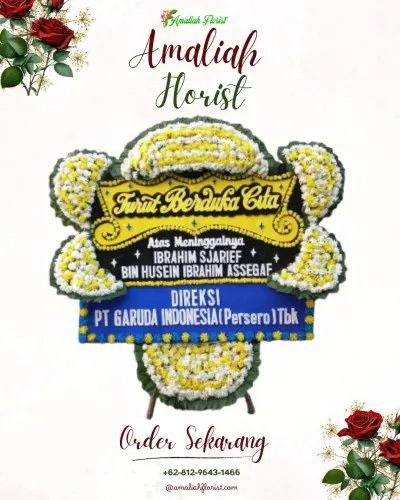 Papan Bunga Duka di Proto