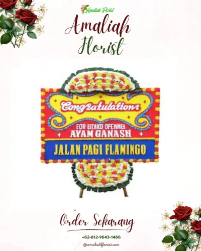 Bunga Papan Congratulation di Proto